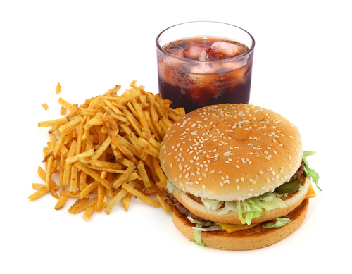 eating the equivalent of a single fast food meal can have significant negative effects on your metabolism. (wikimedia)