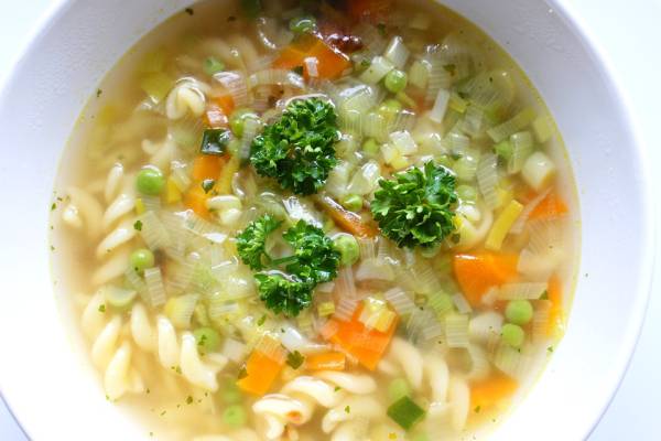 There are health benefits to living a vegetarian lifestyle. More people are looking at vegetarian soups and meals as a way to get these health benefits.