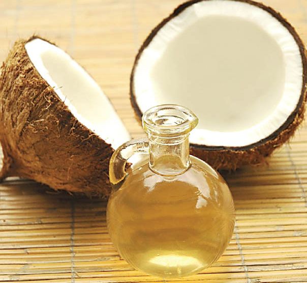 Coconut oil makes an awesome toothpaste. (wikimedia)